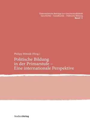 cover image of Politische Bildung in der Primarstufe--Eine internationale Perspektive